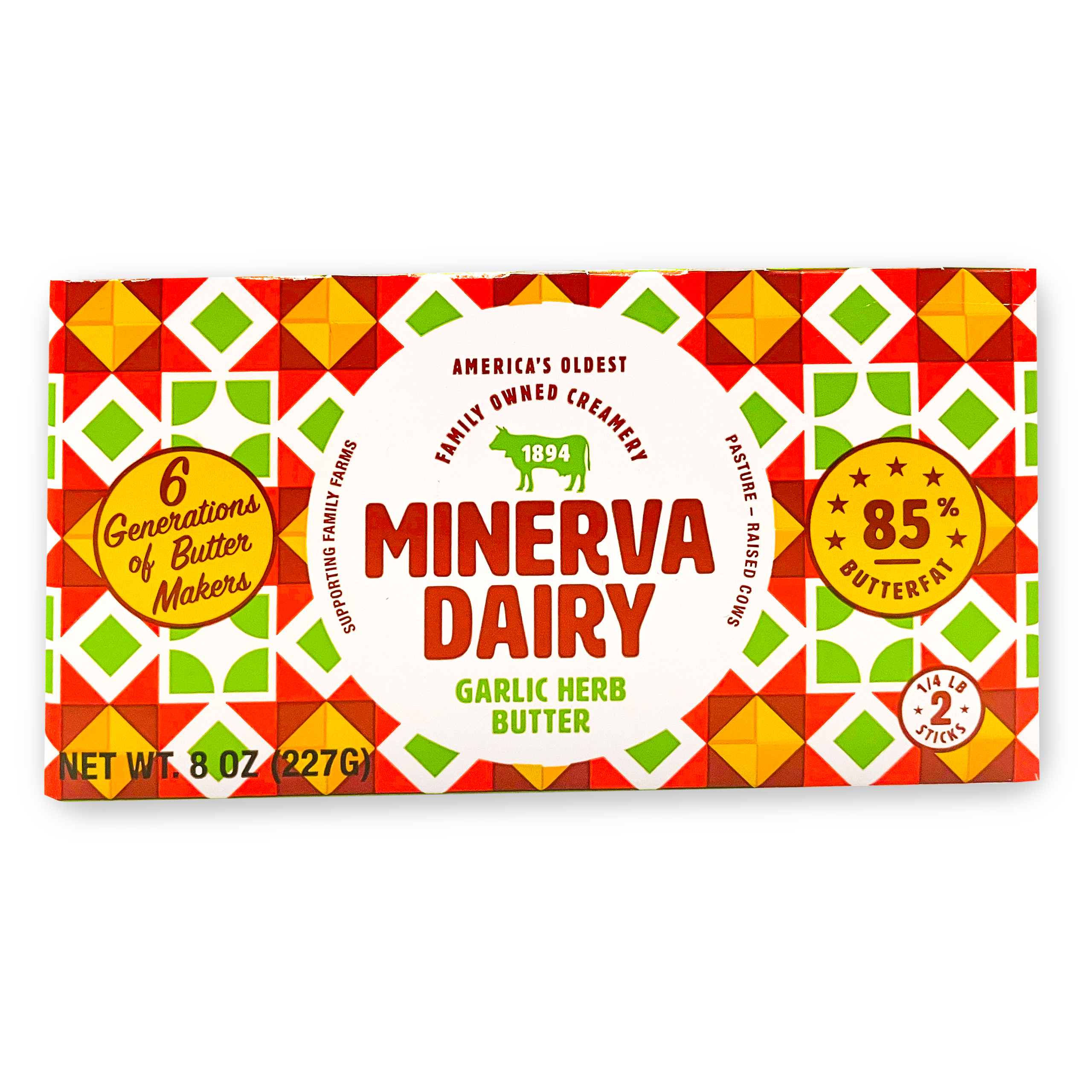 Minerva Dairy 8oz Garlic Herb Butter