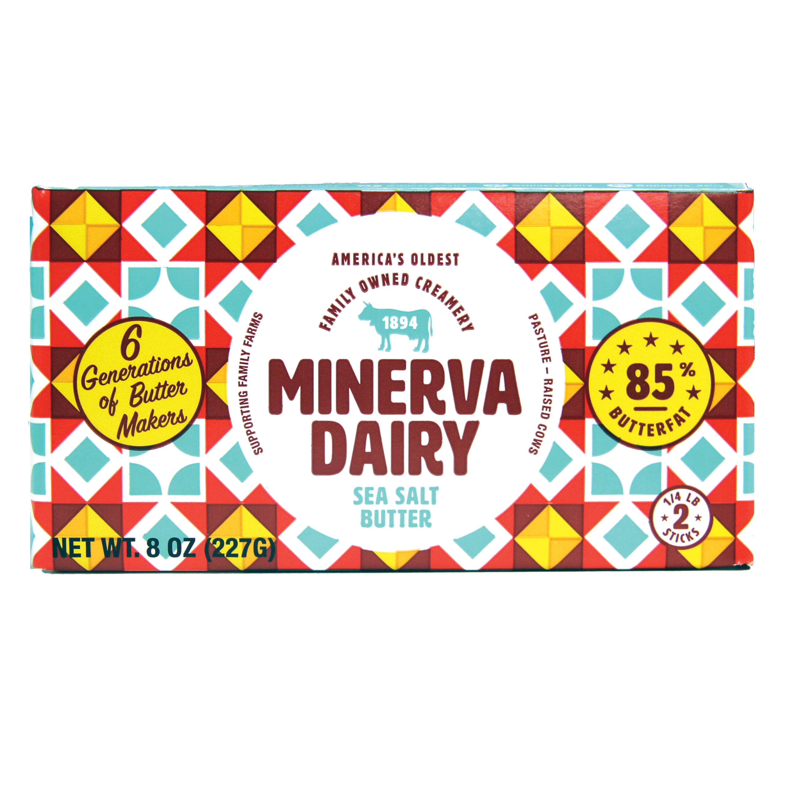 Minerva Dairy 8oz Salted Butter