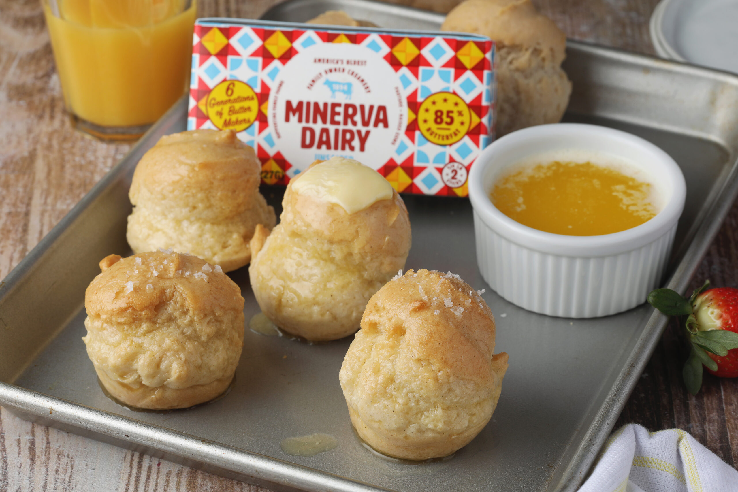 Minerva Dairy Unsalted Butter in Baking