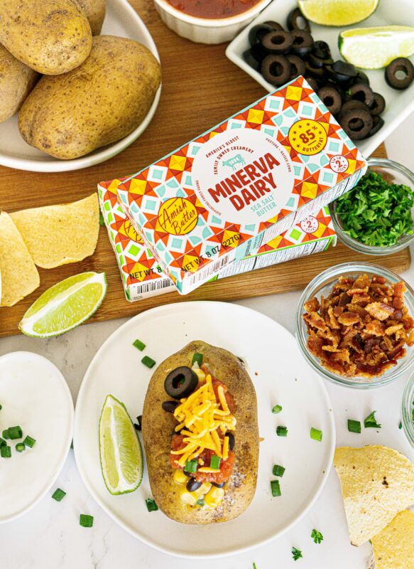 Baked Potato Bar Ingredients