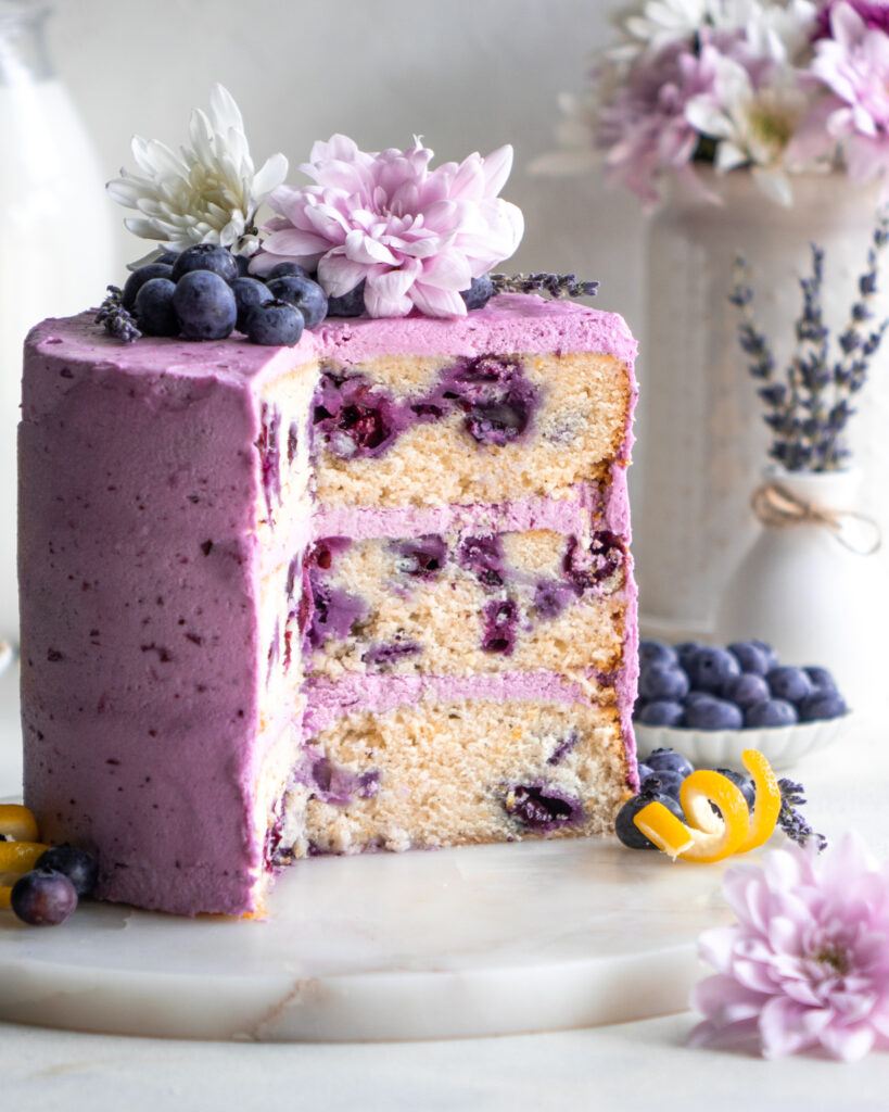 Blueberry Lemon Lavender Cake