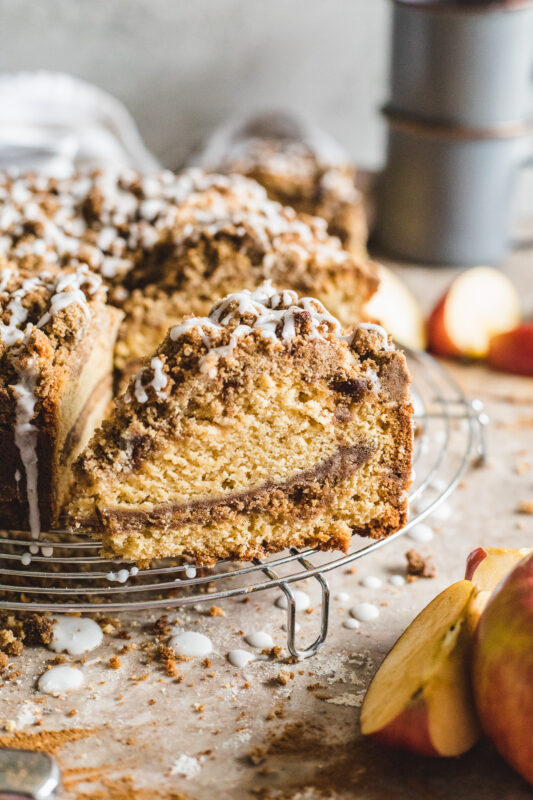 Brown Butter Coffee Cake with Cinnamon Swirl