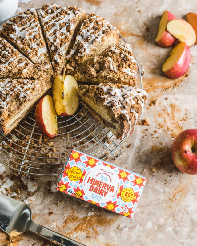 Brown Butter Coffee Cake with Cinnamon Swirl