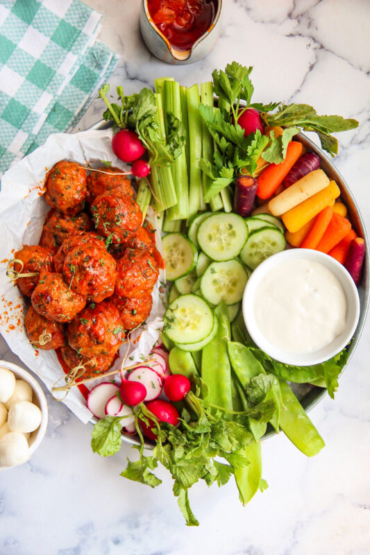 Chicken Buffalo Meatballs