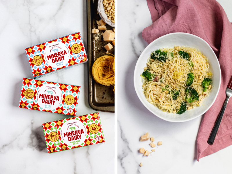 Easy Butter Lemon Pasta with Broccoli