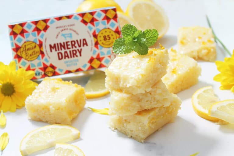 Lemon Bars with Glaze