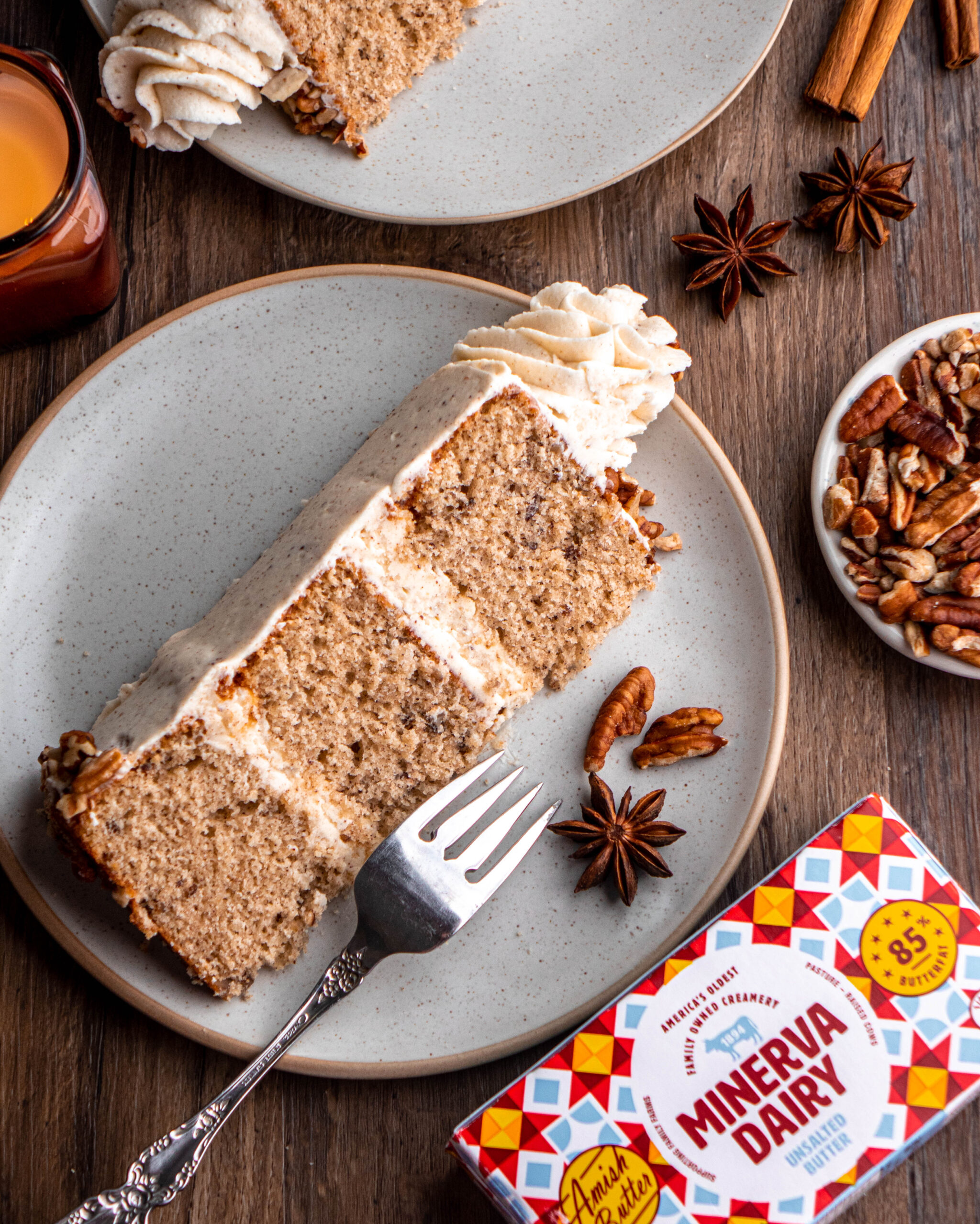 Maple Pecan Layer Cake
