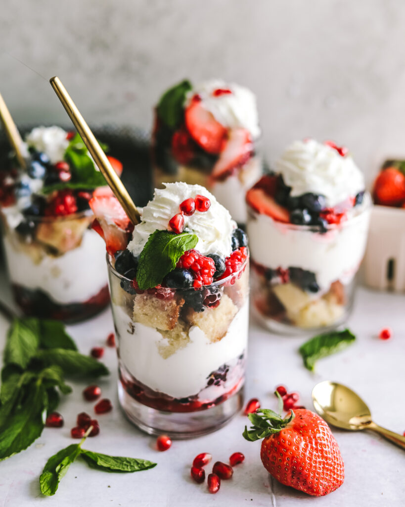 Mixed Berry Trifles
