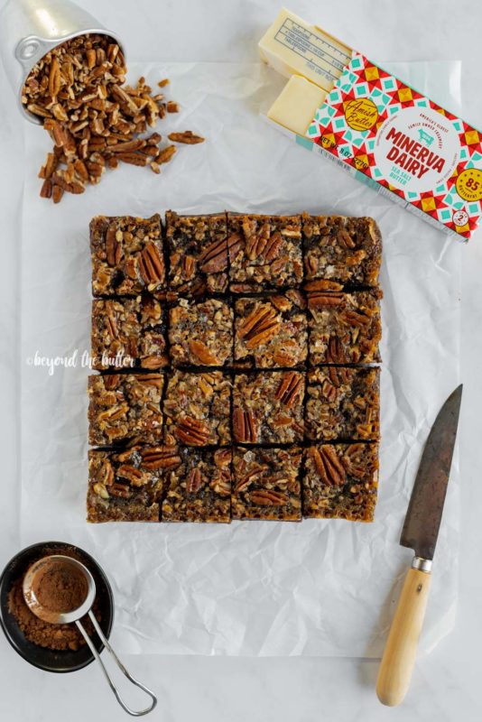 Salted Chocolate Pecan Pie Brownies