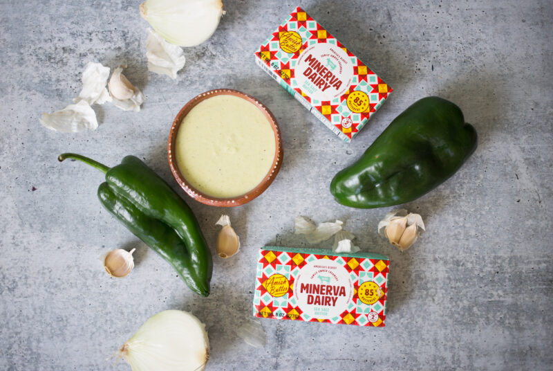 Shrimp Fritters with Poblano Cream Sauce Ingredients