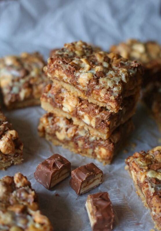 Snicker Toffee Butter Bars