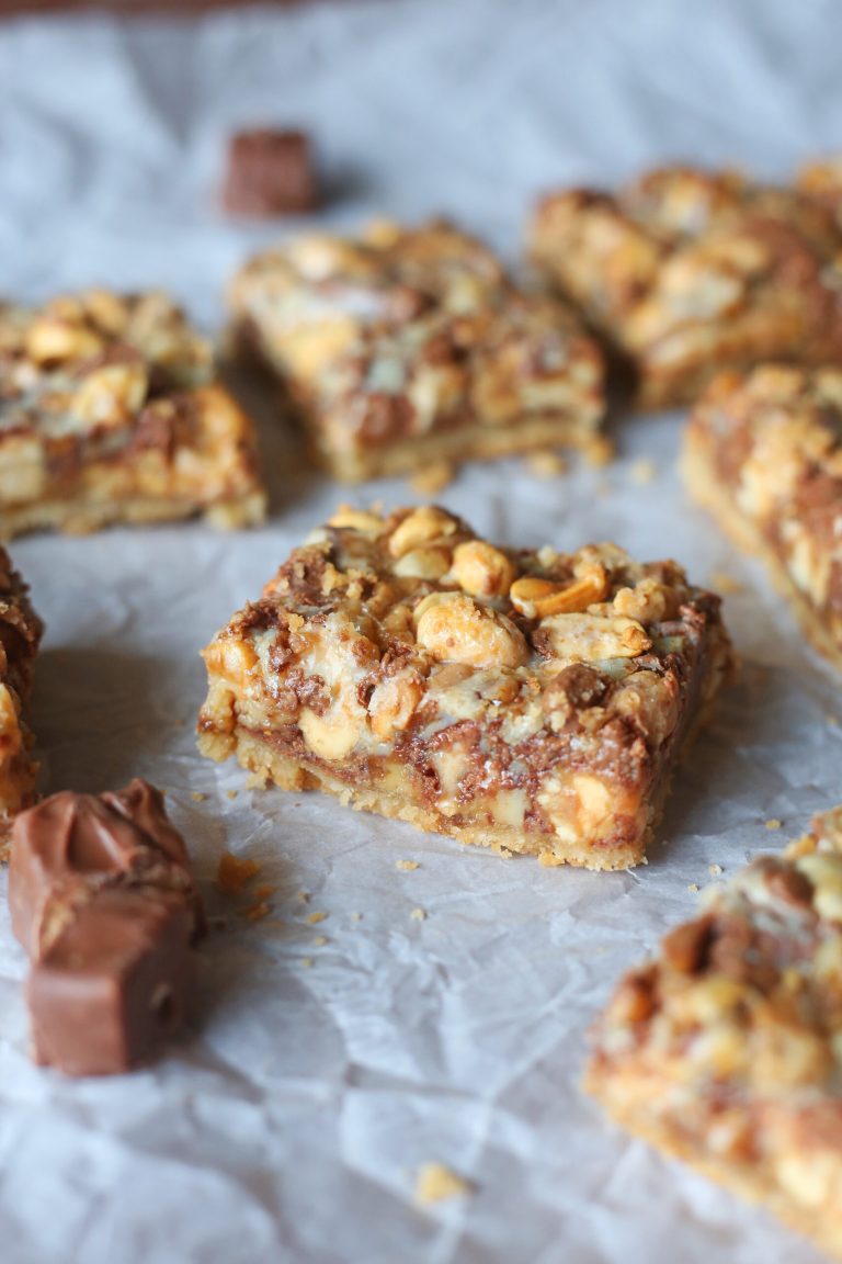 Snicker Toffee Butter Bars