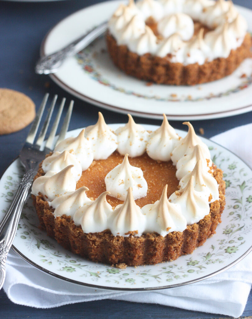 Sweet Potato Tart with Marshmallow Meringue