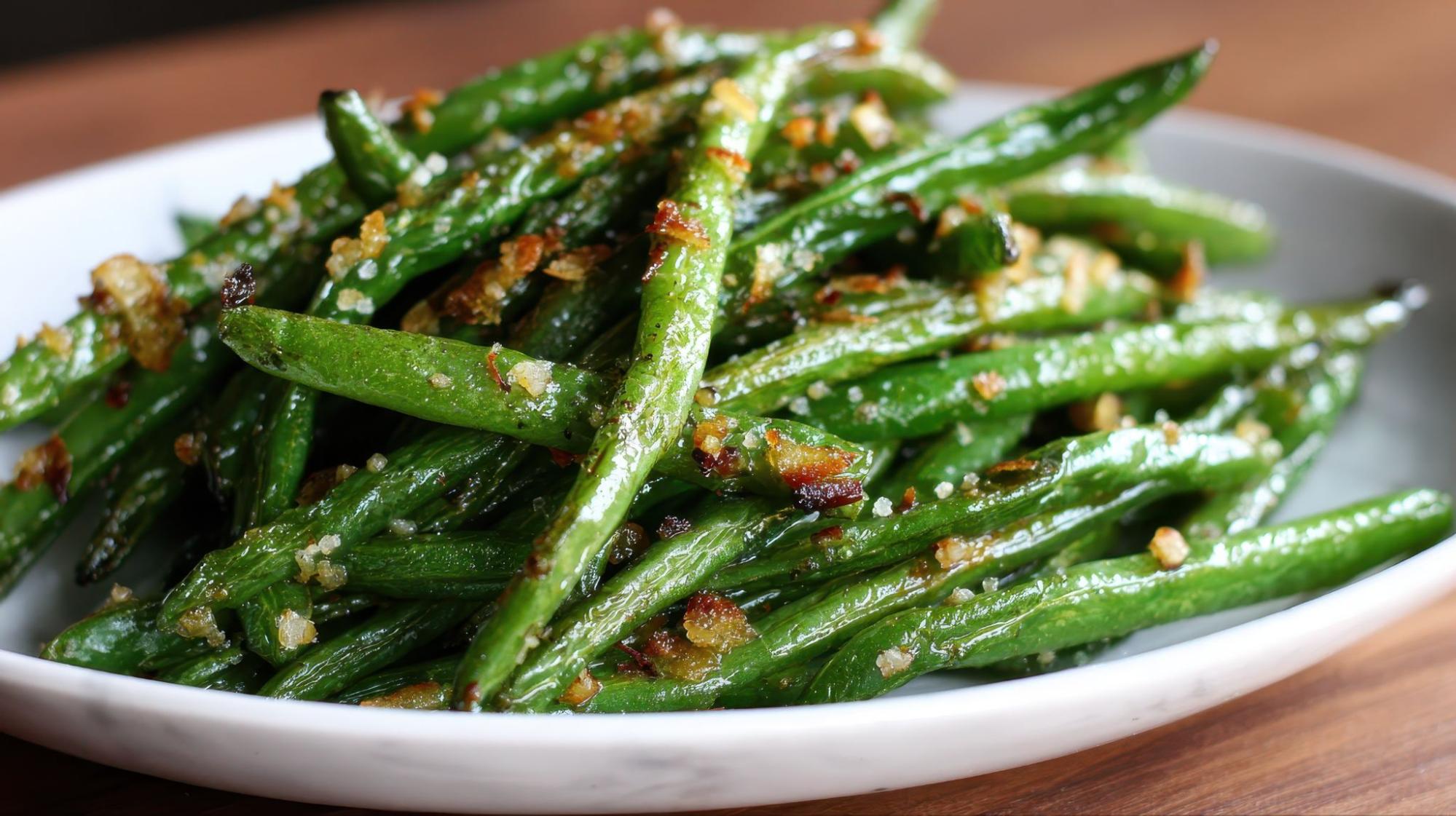 Garlicky Green Beans