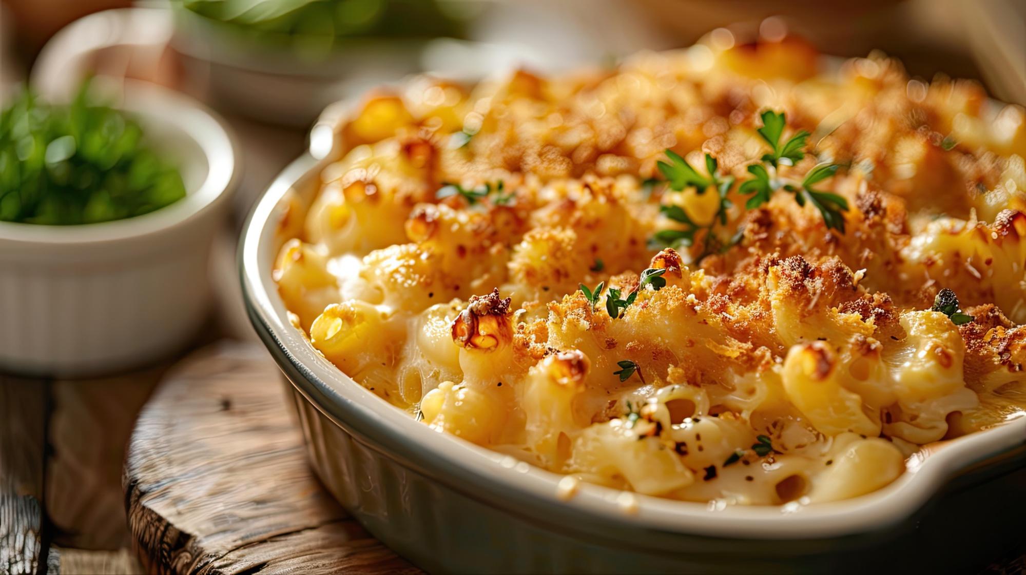 Cheddar Butter Mac and Cheese
