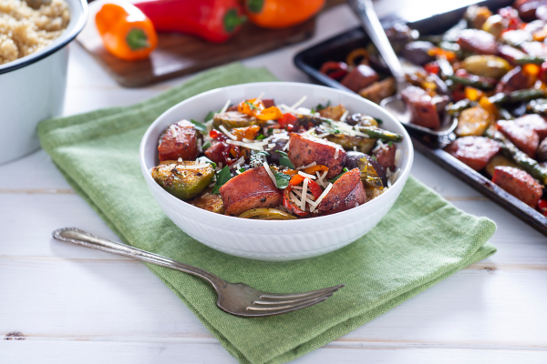 Sheet-Pan Veggie Bowls