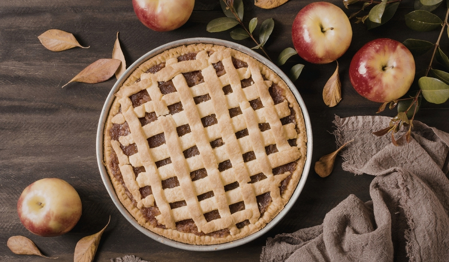 Flakiest Lattice Crust Apple Pie